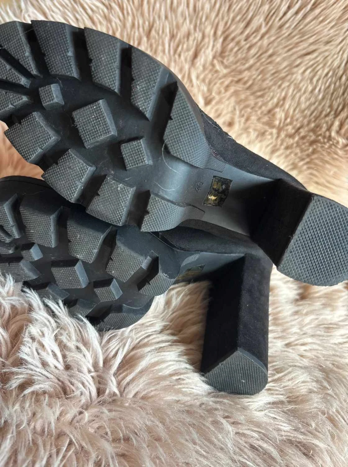 Botinas Negras Day-Vine - Estilo Chunky & Trendy - Tamanho 40 – photo 2